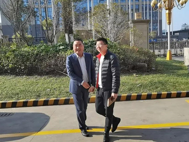 新春伊始，龍灣區(qū)空港管委會領(lǐng)導(dǎo)率隊蒞臨集團走訪慰問