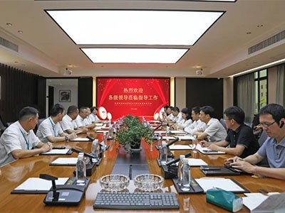 拼經(jīng)濟 促發(fā)展！溫州灣新區(qū)黨工委副書記謝忠誠率隊赴集團開展調(diào)研督導活動